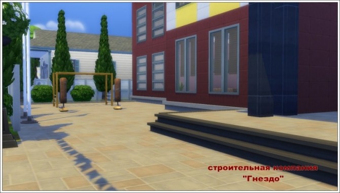 Sims 4 Back to School lot at Sims by Mulena