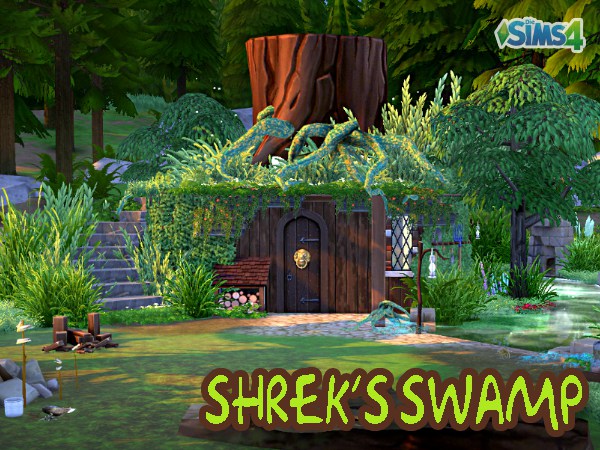 Sims 4 Shrek’s Swamp at Akisima