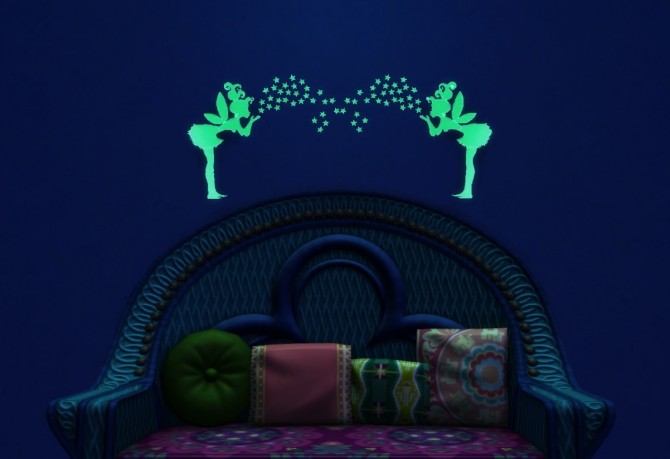 Sims 4 Fluorescent wall deco part 2 at Budgie2budgie