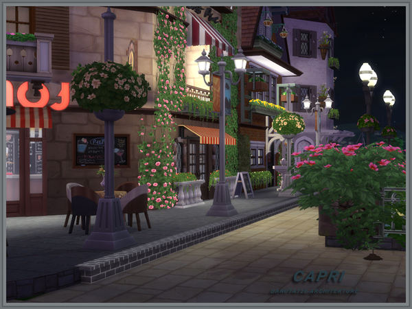 Sims 4 Capri house by Danuta720 at TSR