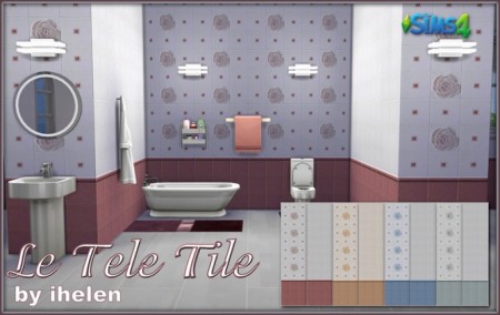 Le Tele Tile by ihelen at ihelensims
