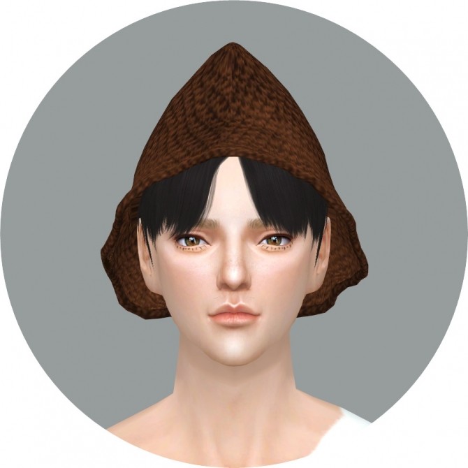 Sims 4 Knit Cone Beanie at Marigold