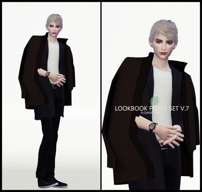 Lookbook V7 Poses Set At Flower Chamber Sims 4 Updates