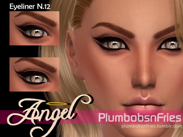 Sims 4 Angel Liner N.12 by Plumbobs n Fries at TSR