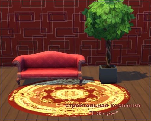 Sims 4 Round rugs 01 at Sims by Mulena