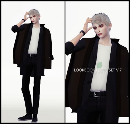 LOOKBOOK V.7 POSES SET at Flower Chamber » Sims 4 Updates
