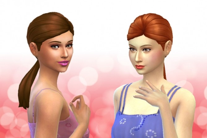 Sims 4 Ponytail Low Conversion at My Stuff