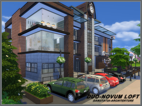 Sims 4 DUO Novum Loft by Danuta720 at TSR