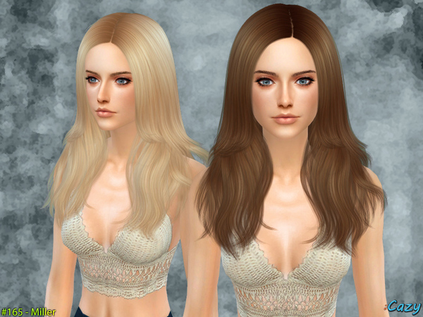 Sims 4 Miller Female Hair by Cazy at TSR