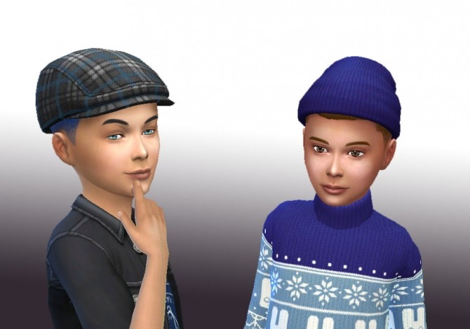 Sims 4 Curly Parted for Boys at My Stuff
