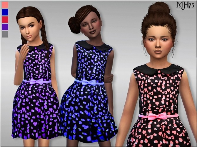 Sims 4 Free Spirit Dress at Sims Addictions