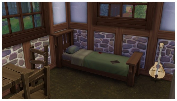 Sims 4 Medieval Peasant Beds at SimDoughnut