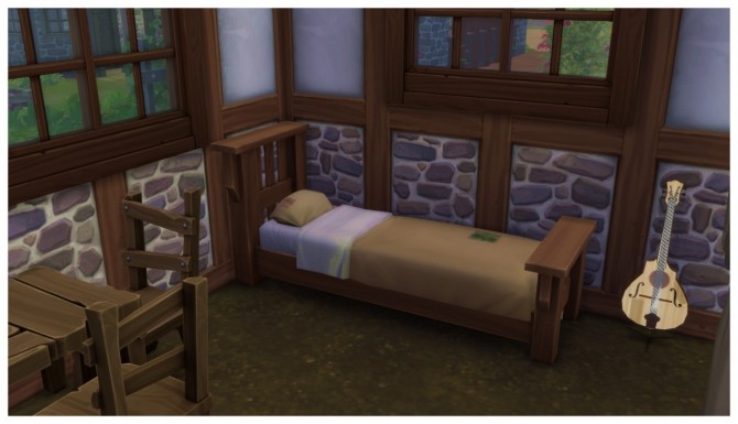 Sims 4 Medieval Peasant Beds at SimDoughnut