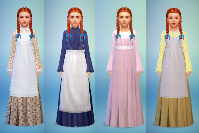 Sims 4 Charlotte dress set at Budgie2budgie