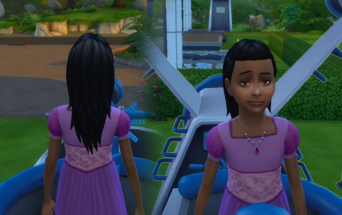 Sims 4 Pony TriBraids for Girls at My Stuff
