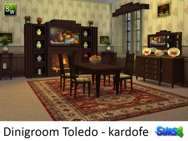 Sims 4 Dinigroom Toledo by kardofe at TSR
