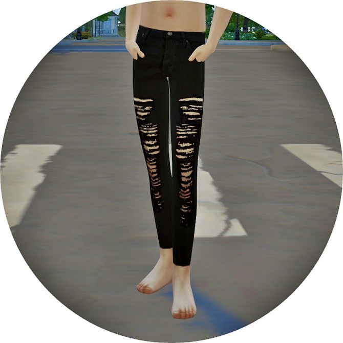 Sims 4 Child Ripped Jeans & Leggings at Marigold