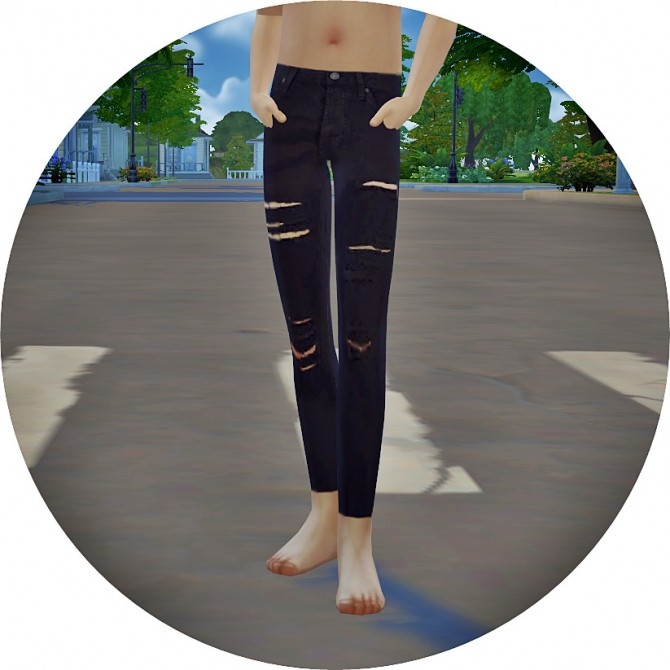 Sims 4 Child Ripped Jeans & Leggings at Marigold