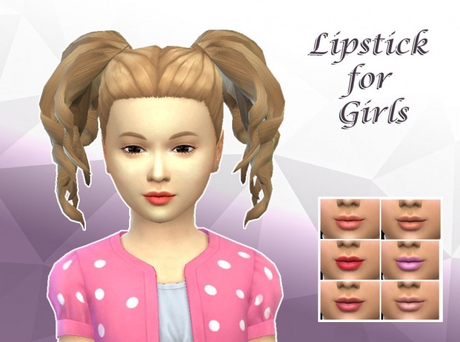 Sims 4 Natural Lipstick for Girls at My Stuff