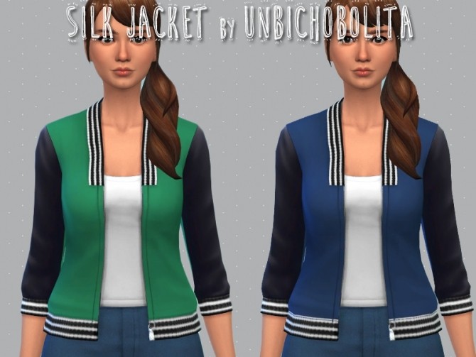 Sims 4 Silk jacket at Un bichobolita