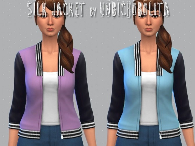 Sims 4 Silk jacket at Un bichobolita