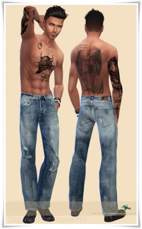 Shirts and Jeans at Hoppel785 » Sims 4 Updates