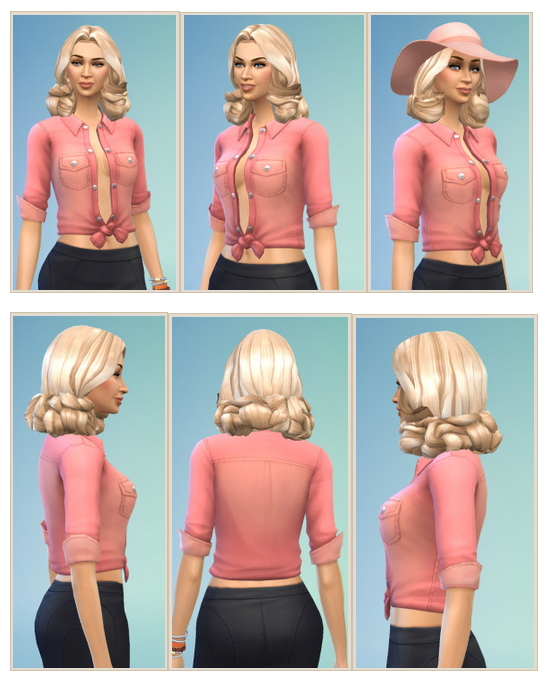 Sims 4 Madonna Hair at Birksches Sims Blog