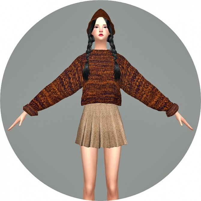Sims 4 Batwing Sleeve Sweater at Marigold