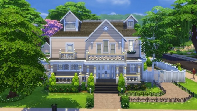 Sims 4 4349 Wisteria Lane house by CarlDillynson at TSR