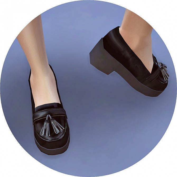 Sims 4 Tassel Platform Heels at Marigold