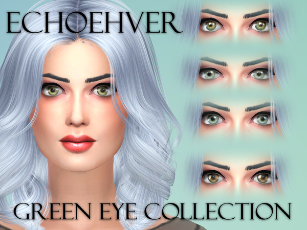 Sims 4 Green Eyes Collection by Echoehver at TSR