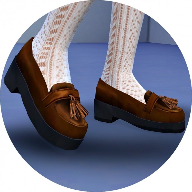 Sims 4 Tassel Platform Heels at Marigold