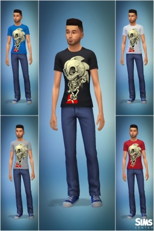 Sonic shirt at ts4br – Sims Center
