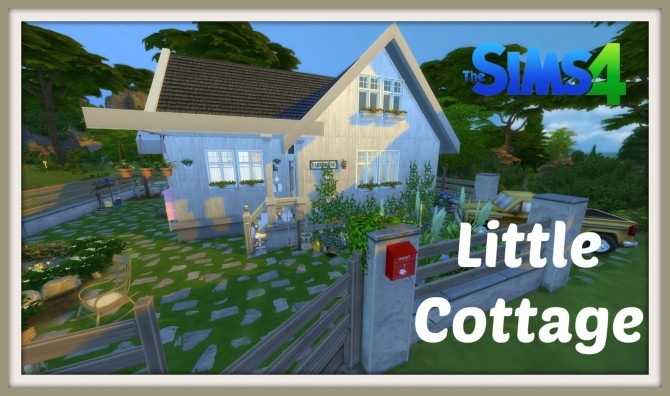 Sims 4 Little Cottage at Dinha Gamer