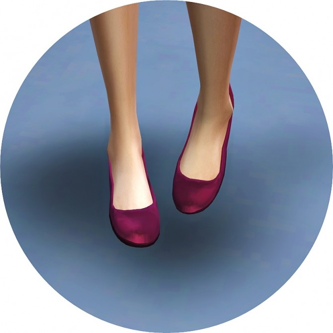 Sims 4 Basic Flat Shoes at Marigold