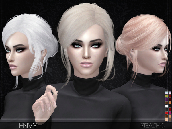 Sims 4 Envy Female Hair by Stealthic at TSR