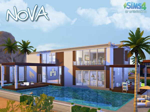 Sims 4 Nova house by Waterwoman at Akisima