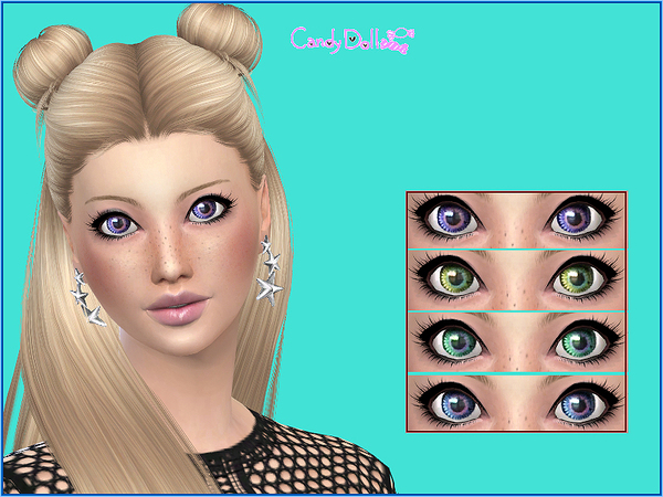 Sims 4 Candy Doll Real Eyes Set by DivaDelic06 at TSR