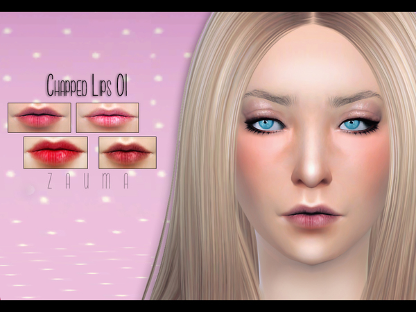 Sims 4 Yume Chapped Lips 01 by Zauma at TSR