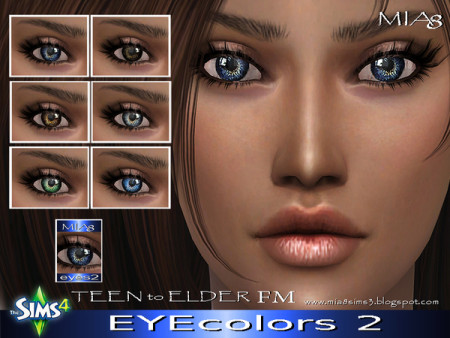 Eye colors 2 by Mia8 at TSR