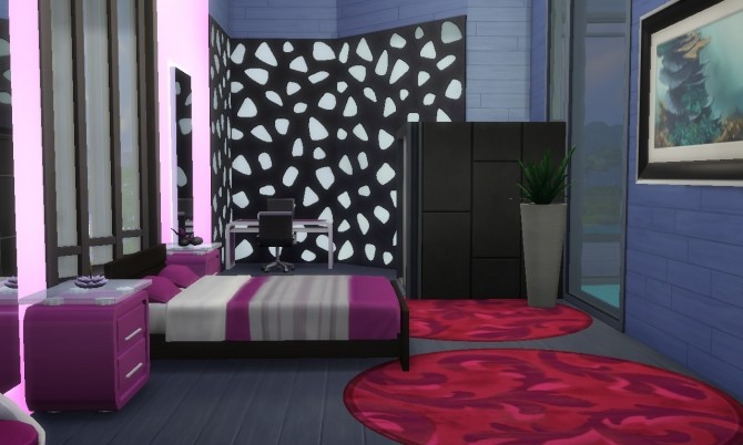 Sims 4 Apartment with pool (no CC) at Tatyana Name