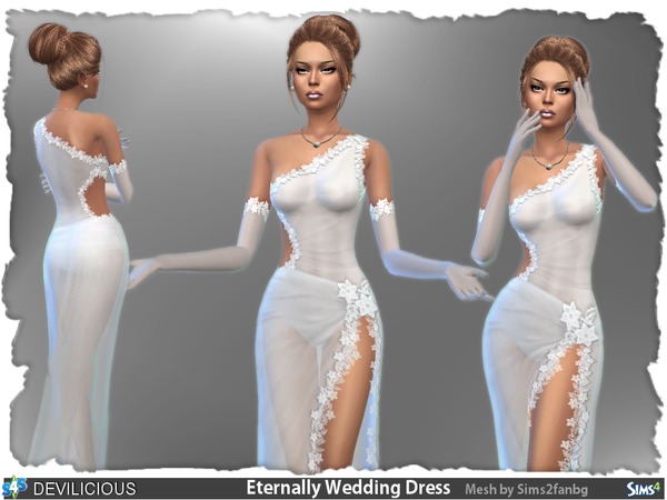 Sims 4 Eternally Wedding Set by Devilicious at TSR