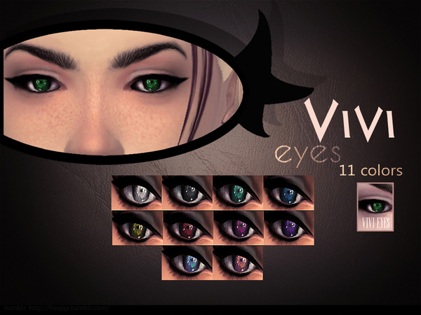 Sims 4 VIVI eyes by freqqy at TSR
