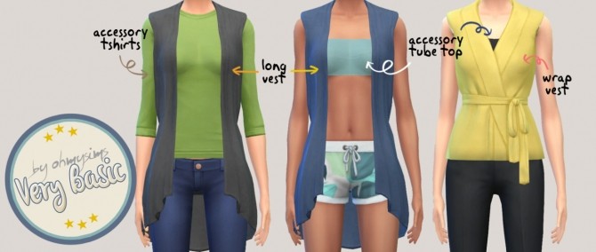 Sims 4 4 Basic Clothes at Oh My Sims 4