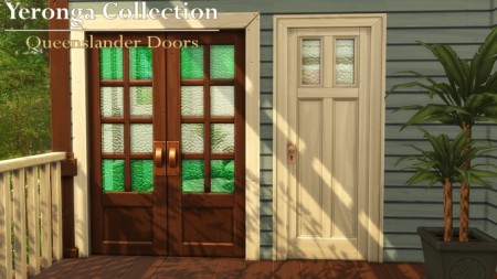 Queenslander Doors (Yeronga Collection) by Beefysim1 at Mod The Sims