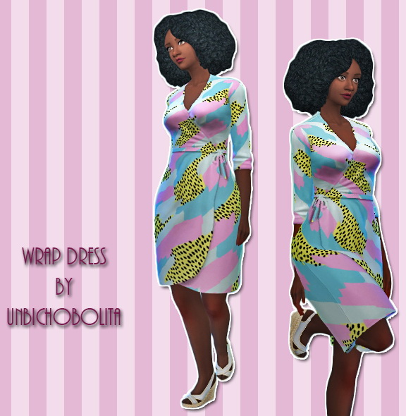 Sims 4 Wrap dress at Un bichobolita