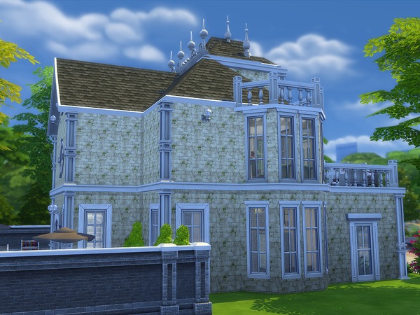 Sims 4 Victorian Library by Ineliz at TSR