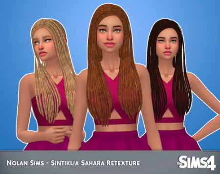 Sintiklia’s Sahara hair retexture at Nolan Sims