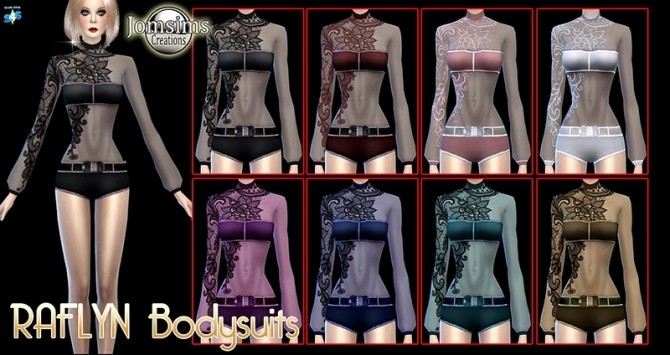 Sims 4 Raflyn Bodysuits at Jomsims Creations