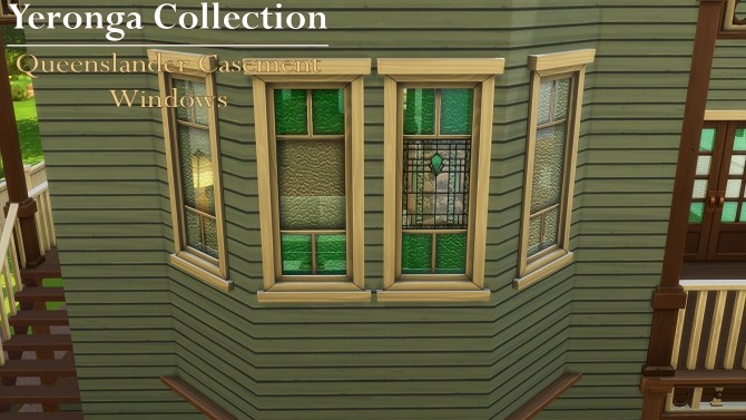Sims 4 Queenslander Casement Windows (Yeronga Collection) by Beefysim1 at Mod The Sims